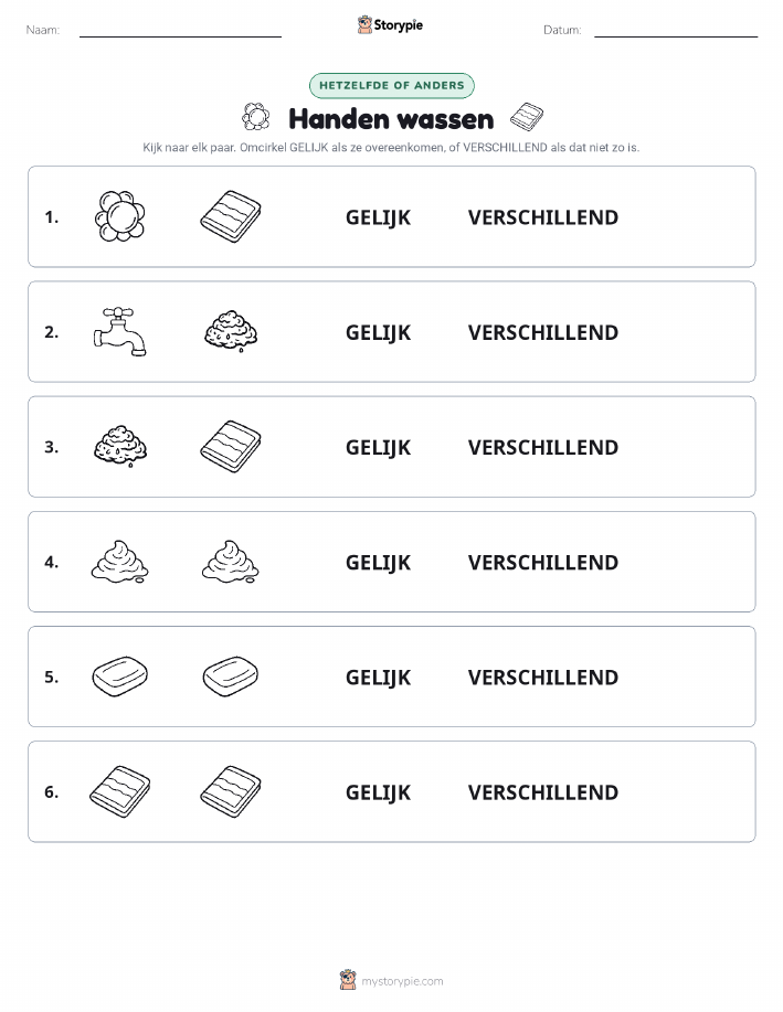 Zelfde of Verschillend
