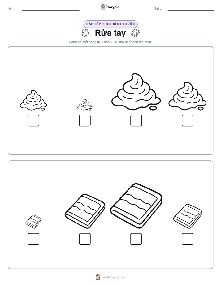 Thứ Tự Kích Thước