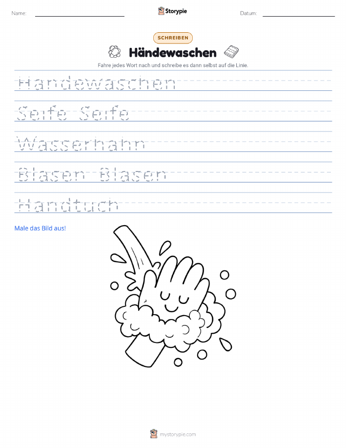 Schreibübung