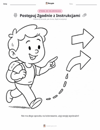 Podgląd drukowalnego arkusza ćwiczeń Wykonywanie poleceń