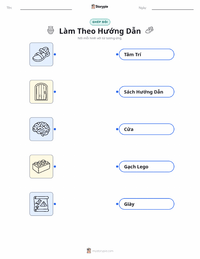 Tài liệu in sẵn Làm theo Chỉ dẫn cho trẻ em