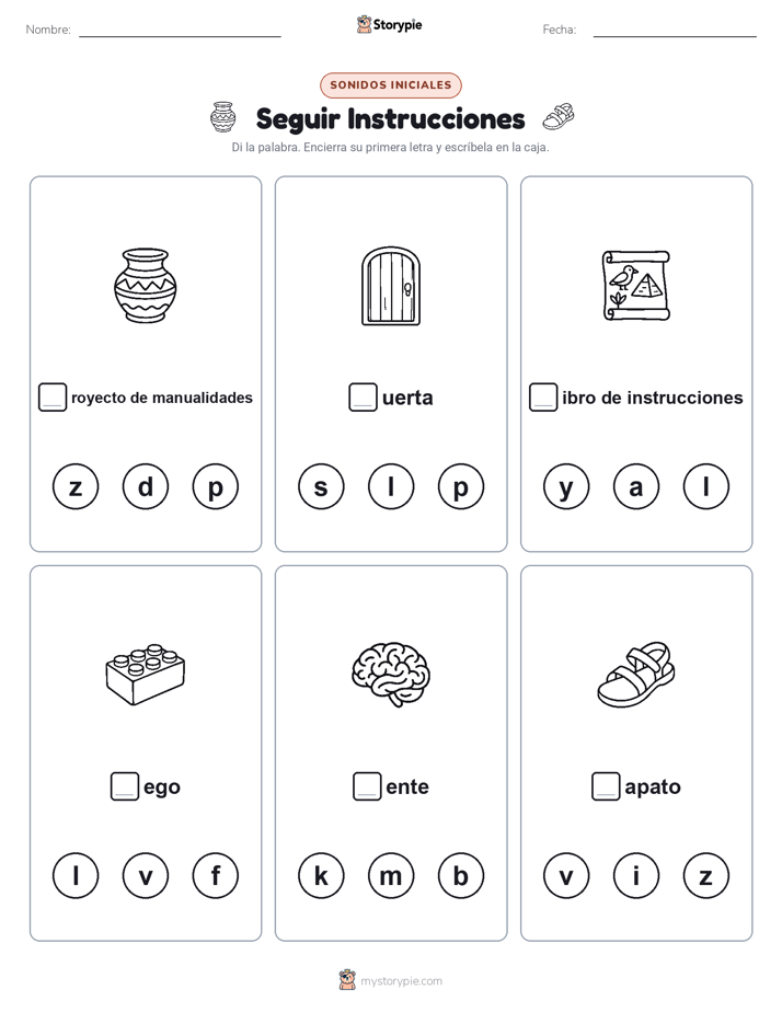 Sonidos Iniciales