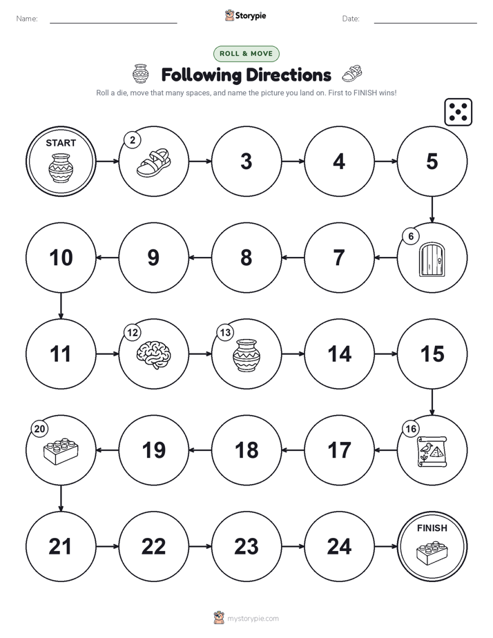 Roll & Move Game