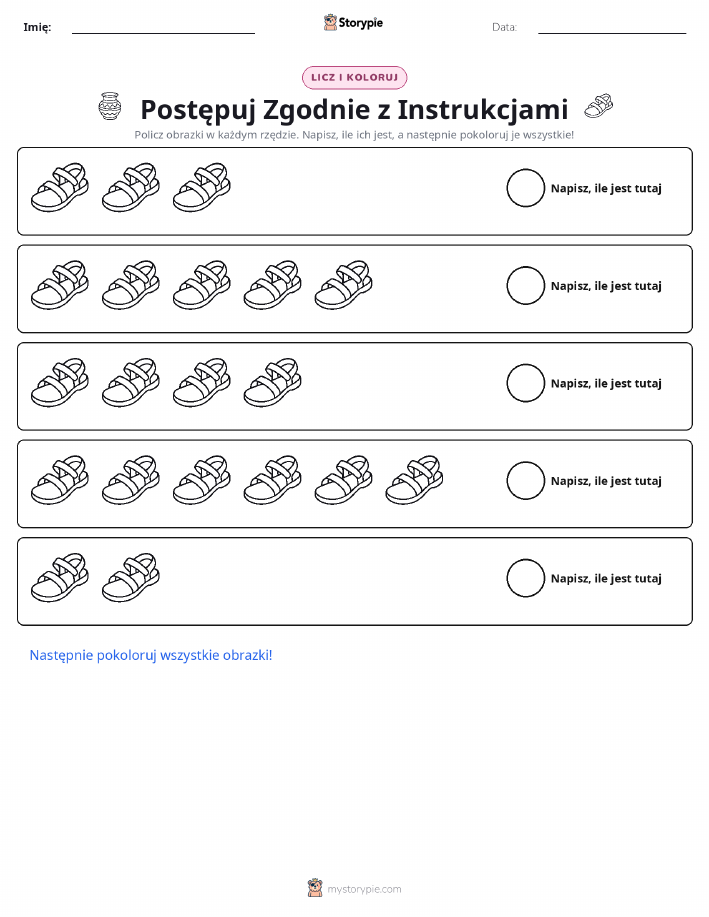 Liczenie i Kolorowanie