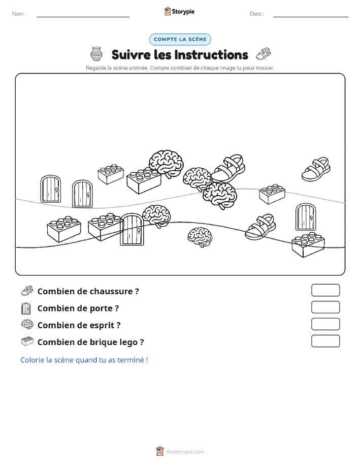 Scène de Comptage