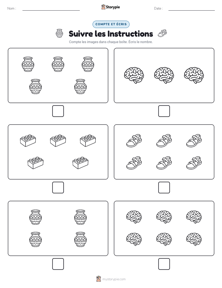 Compter & Écrire