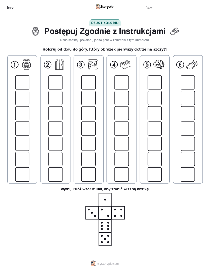 Rzuć i koloruj