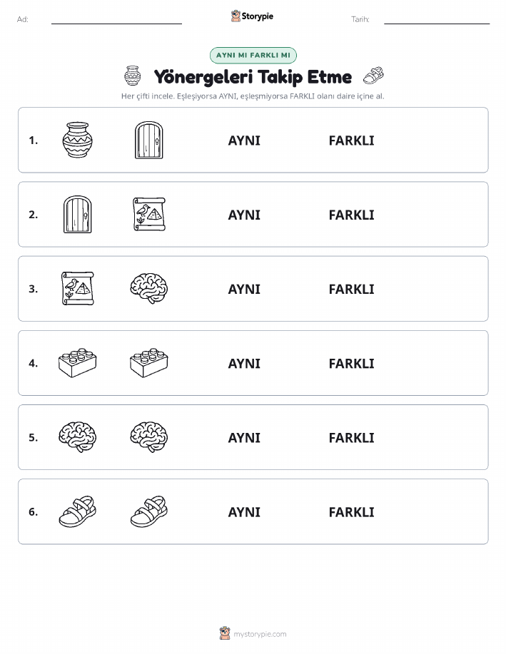 Aynı mı Farklı mı