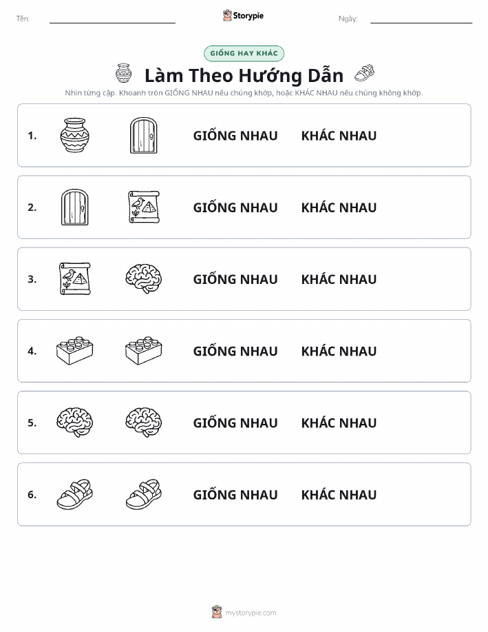 Giống Hay Khác