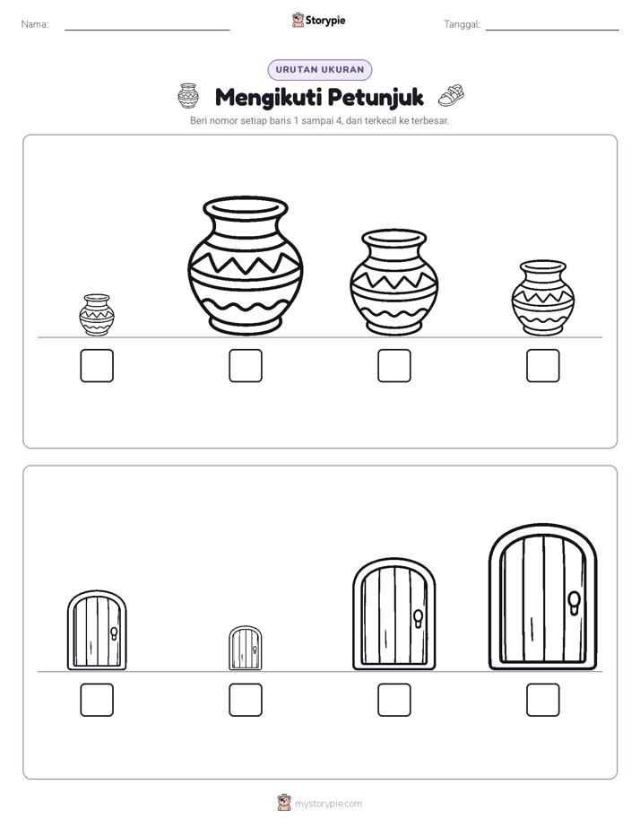 Urutan Ukuran