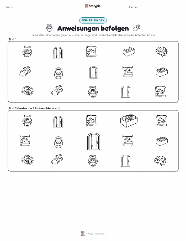 Finde den Unterschied
