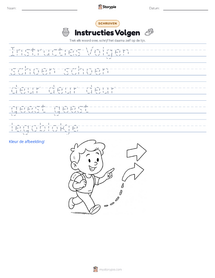 Schrijf Oefening