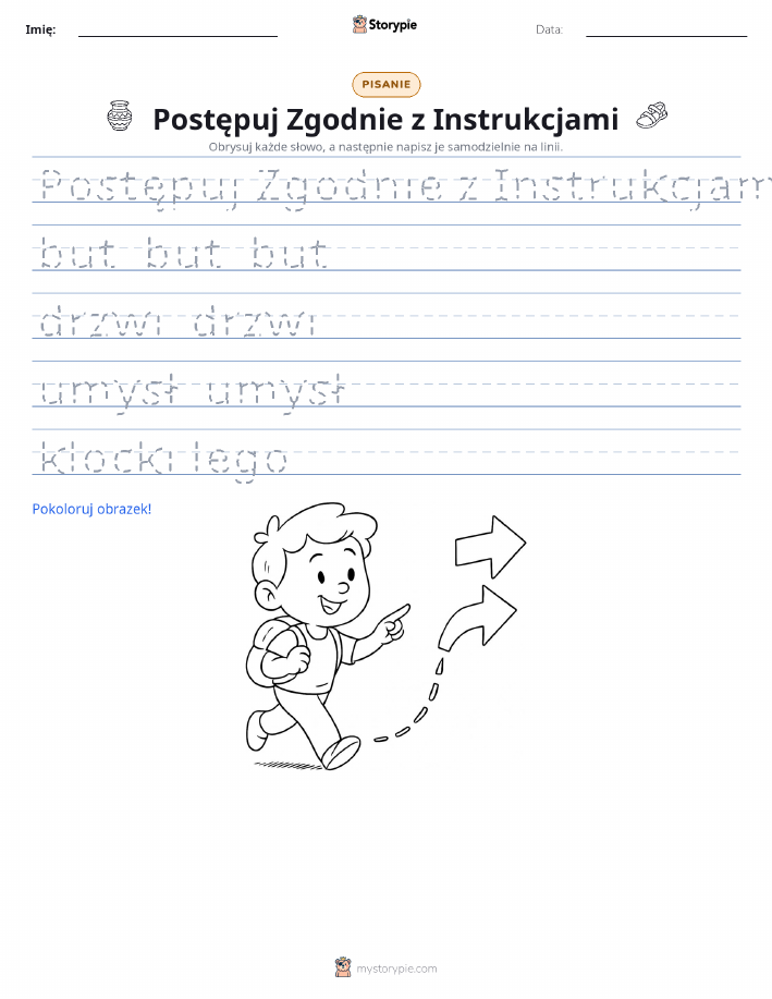 Ćwiczenie Pisania