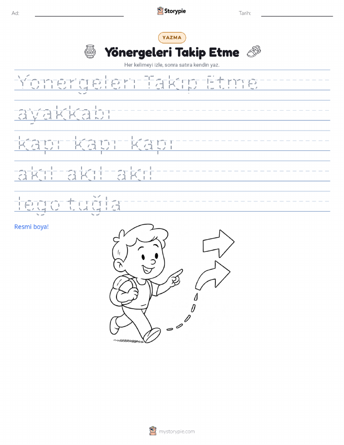 Yazma Pratiği