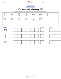 Active Listening printable worksheet preview
