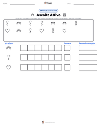 Anteprima della scheda stampabile di Ascolto Attivo