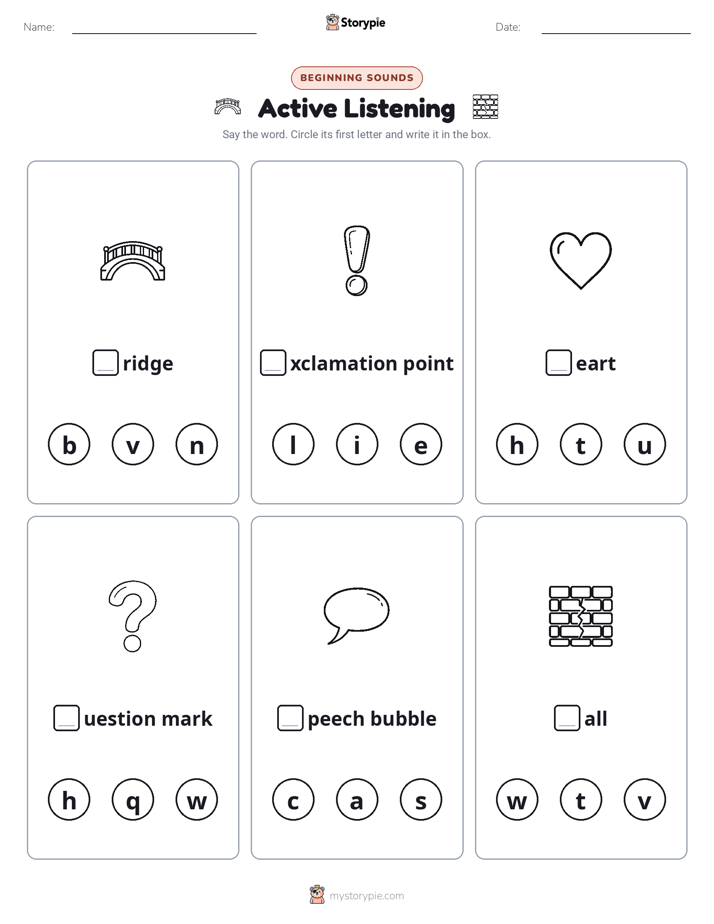 Beginning Sounds