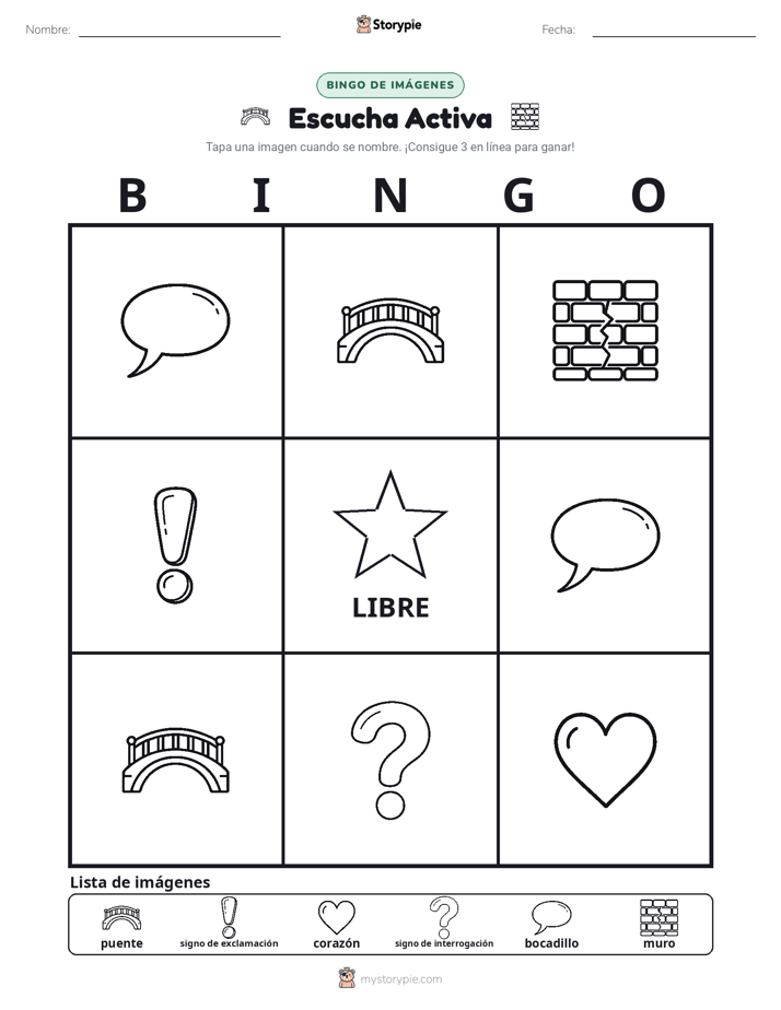 Bingo de Imágenes