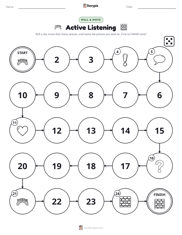 Roll & Move Game