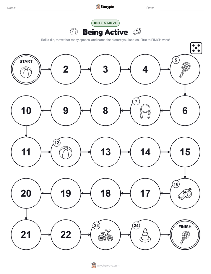 Roll & Move Game