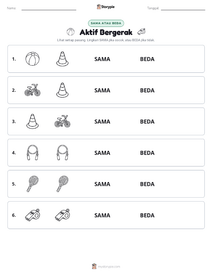 Sama atau Berbeda