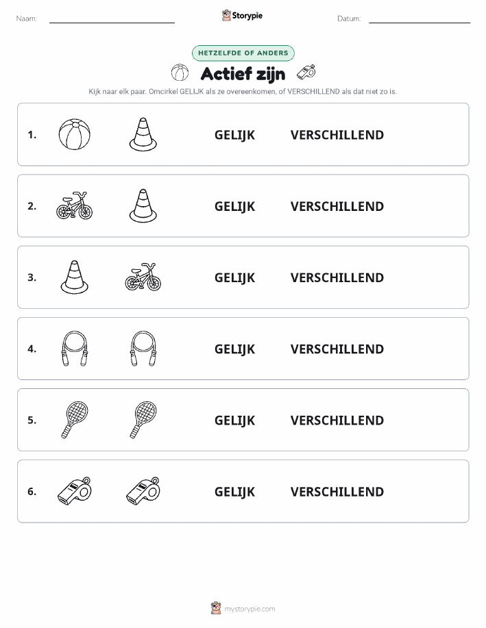 Zelfde of Verschillend