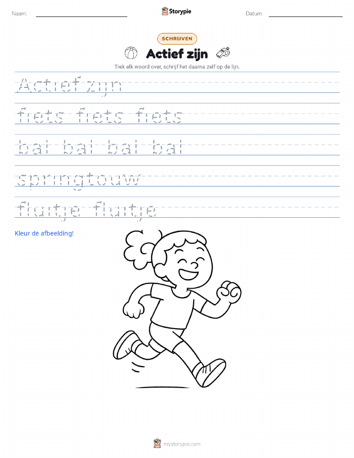 Schrijf Oefening