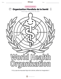 Aperçu de la feuille de travail imprimable Organisation Mondiale de la Santé