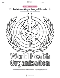 Podgląd drukowalnego arkusza ćwiczeń Światowa Organizacja Zdrowia