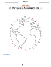 Wereldgezondheidsorganisatie afdrukbare werkblad voorbeeld