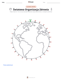 Podgląd drukowalnego arkusza ćwiczeń Światowa Organizacja Zdrowia