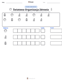 Podgląd drukowalnego arkusza ćwiczeń Światowa Organizacja Zdrowia