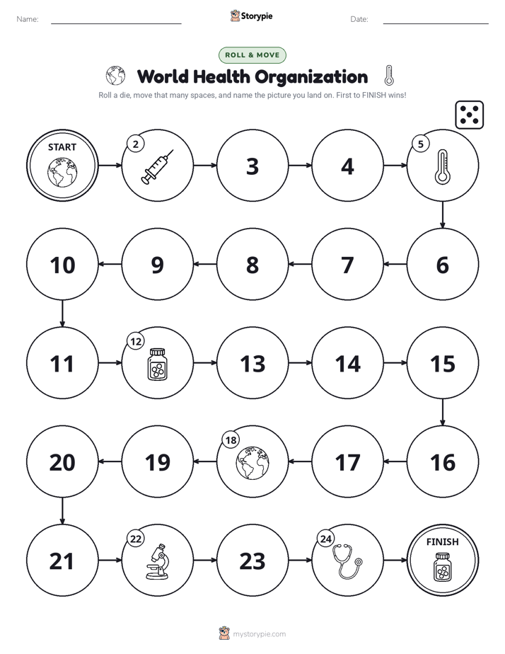 Roll & Move Game