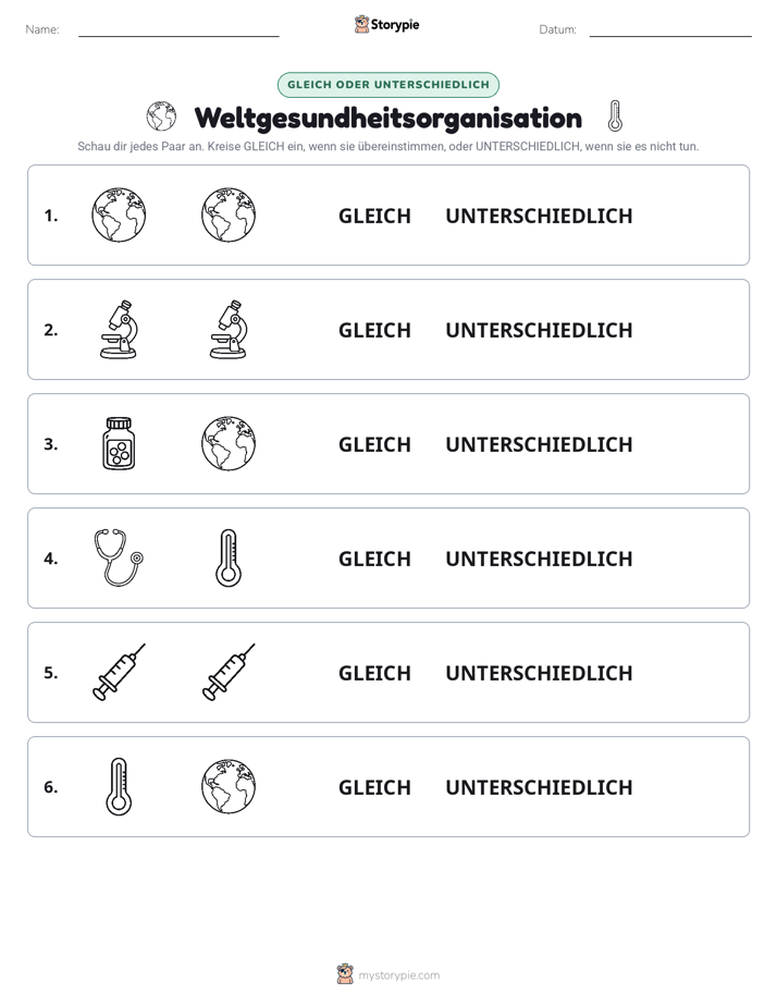 Gleich oder Anders