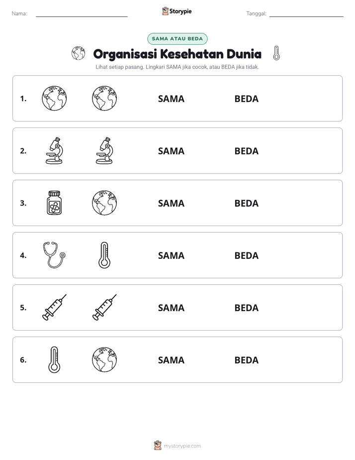 Sama atau Berbeda