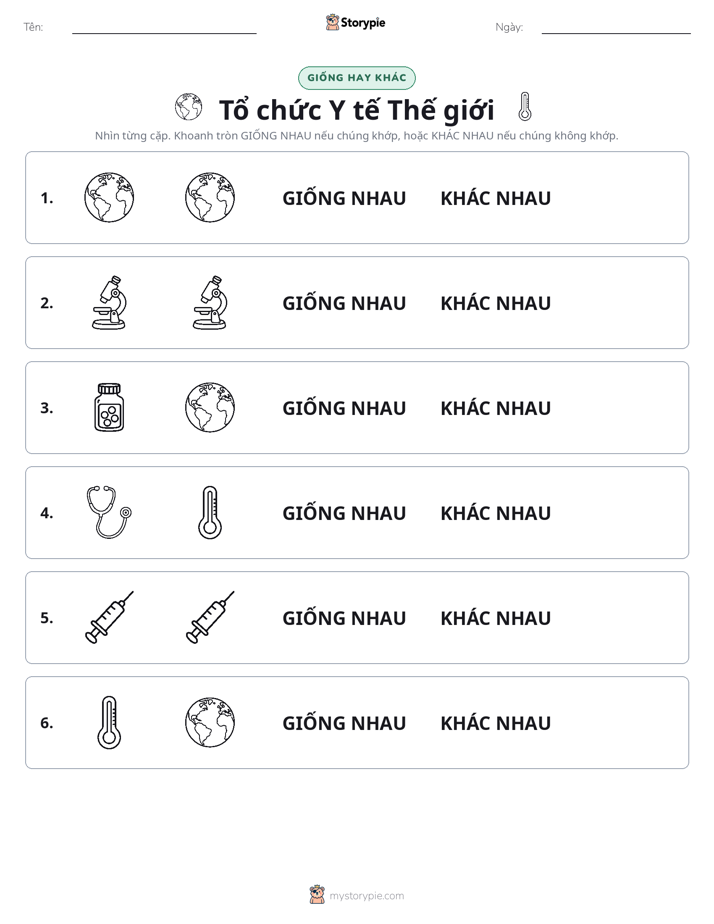 Giống Hay Khác