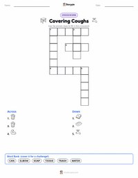 Covering Coughs printable worksheet preview
