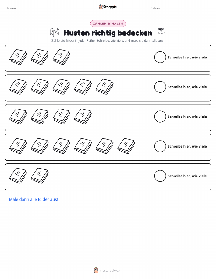 Zählen & Ausmalen