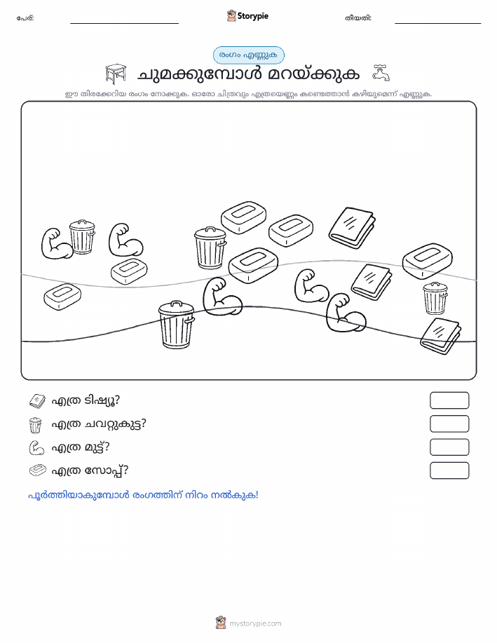 എണ്ണുന്ന ദൃശ്യങ്ങൾ