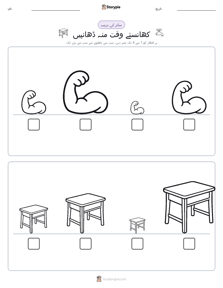 سائز کی ترتیب