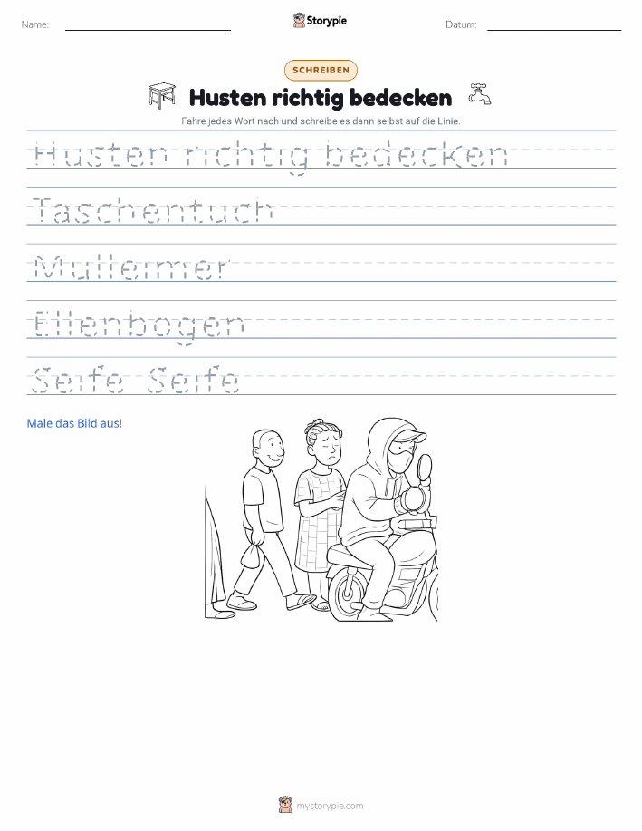 Schreibübung