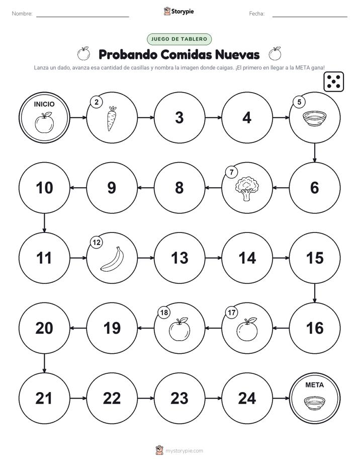 Juego de Rueda y Avanza