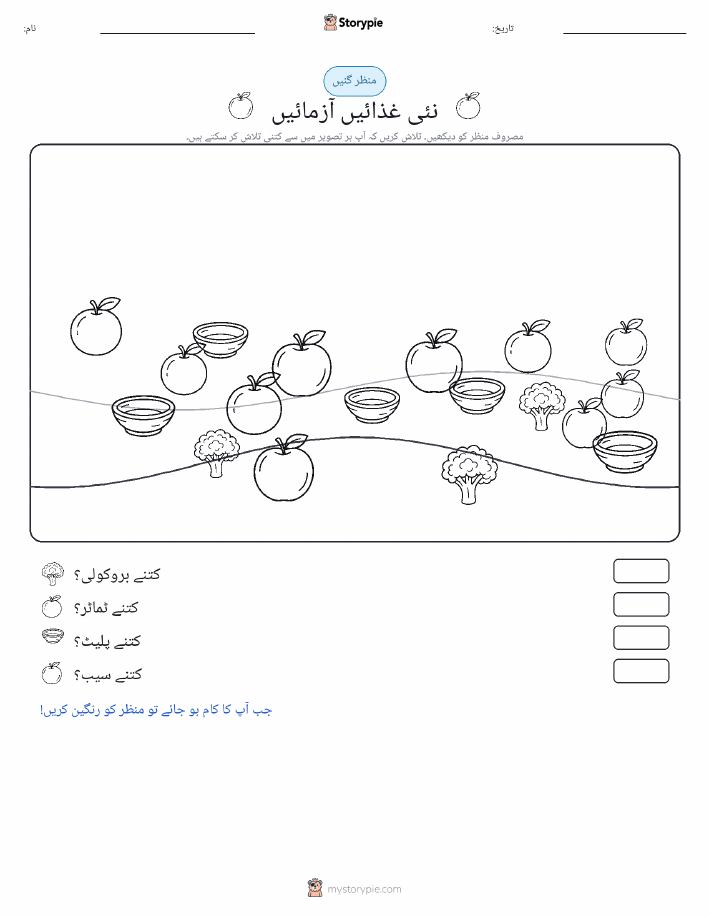 گنتی کا منظر