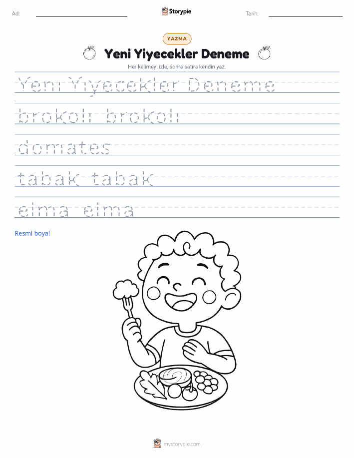 Yazma Pratiği