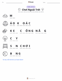 Xem trước tài liệu in sẵn Chơi Ngoài Trời