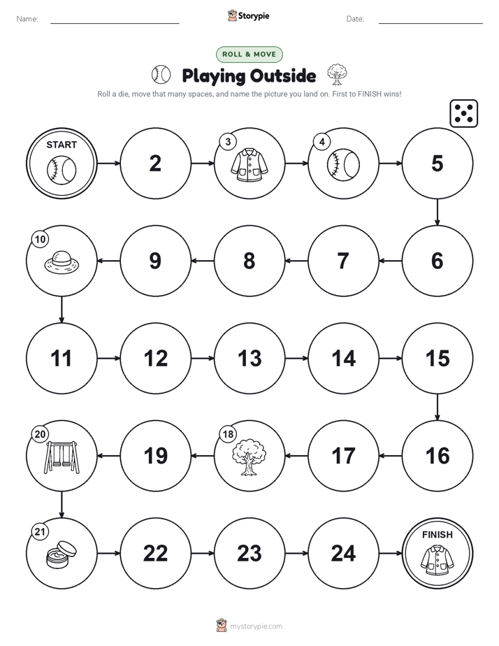 Roll & Move Game
