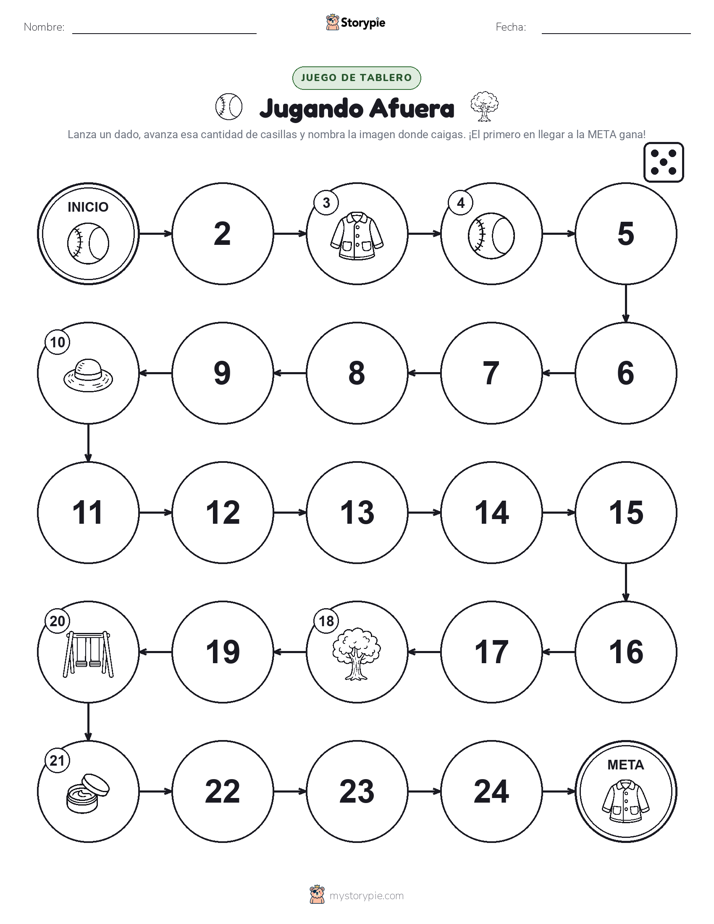 Juego de Rueda y Avanza