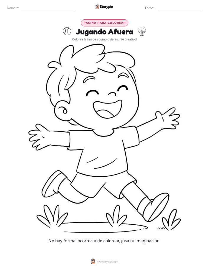 Página para Colorear