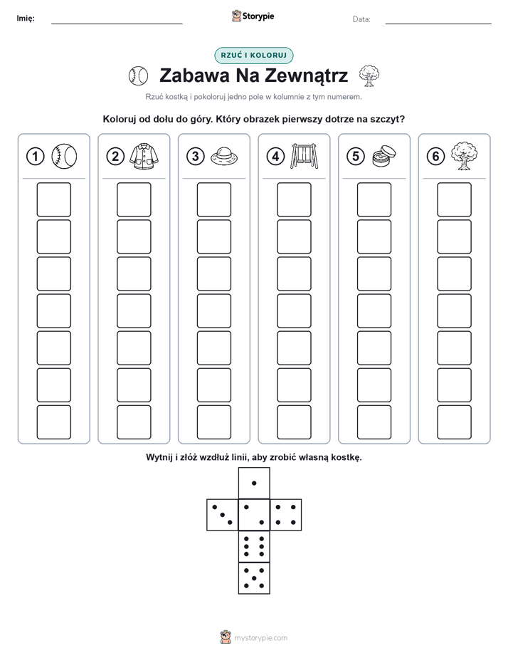 Rzuć i koloruj