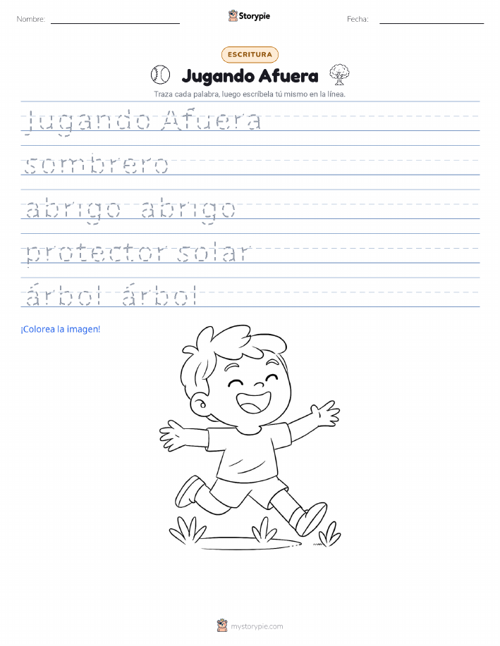 Práctica de Escritura